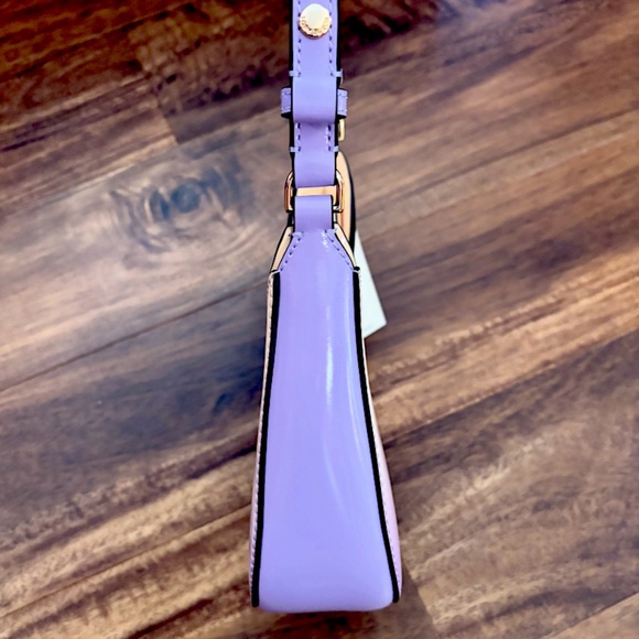 Tory Burch Emerson Dip Dye Shoulder Bag in Purple/Yellow Ombre - NWT - Picture 6 of 10